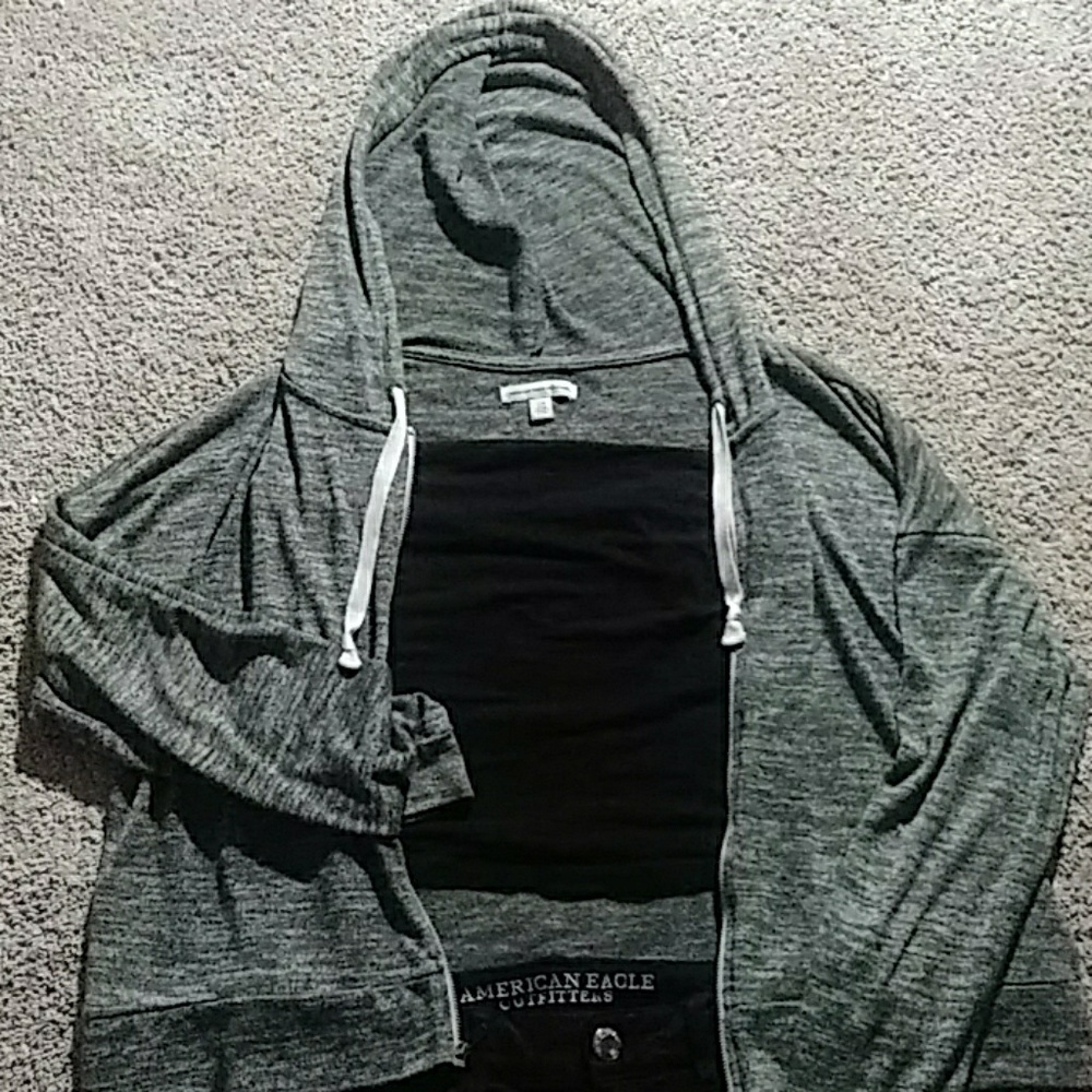 Green AE zip up jacket